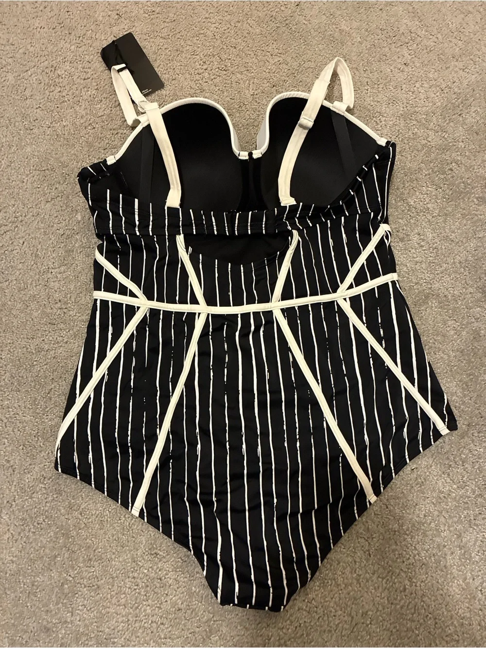 !NWT! Torrid Nightmare Before Christmas Jack Skellington One Piece Swim Suit Wom